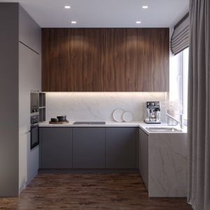 Пример работы 8084 Quartzite Bianco