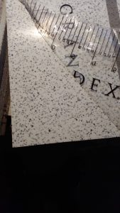 Пример работы J-510 Terazzo Bianco