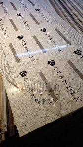 Пример работы J-510 Terazzo Bianco