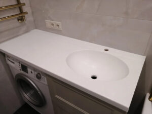 Пример работы A801 Arctic White Пример работы A801 Arctic White