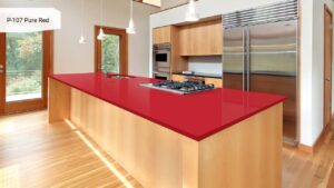 Фото образца или примера работы P 107 Pure Red / Красный 3