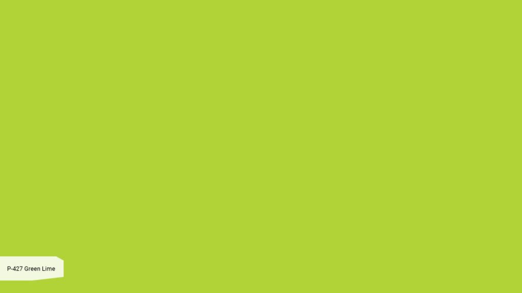 P 427 Green Lime / Дикий Лайм